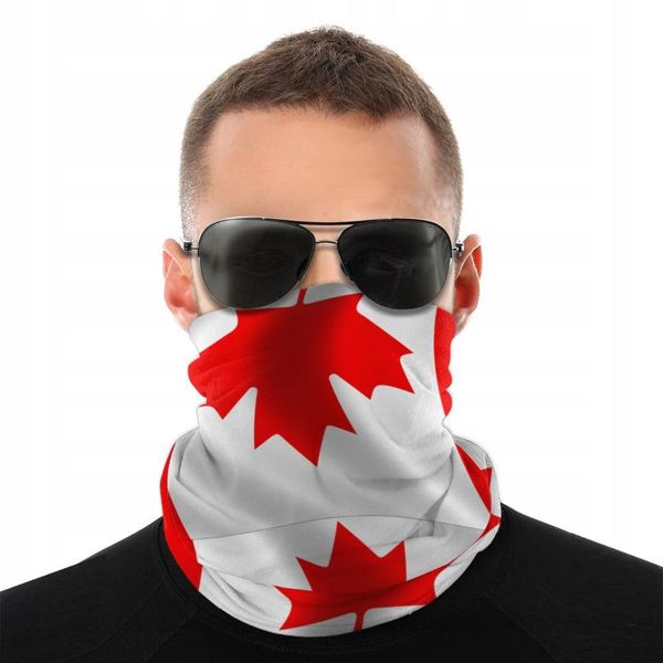

scarves waving canadian flag scarf neck face mask canada warmer day bandanas dustproof headwear biking climbing, Blue;gray
