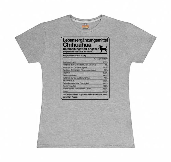 

T-Shirt Womens dose Chihuahua Life Supplements by siviwonder, Mainly pictures