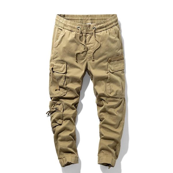 

men's pants spring and autumn trousers overalls casual pocket plus size 29 38 fashion regular men, Black
