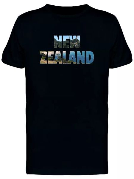 

new zealand cool travel lovers tee men's -image by shutterstock, White;black