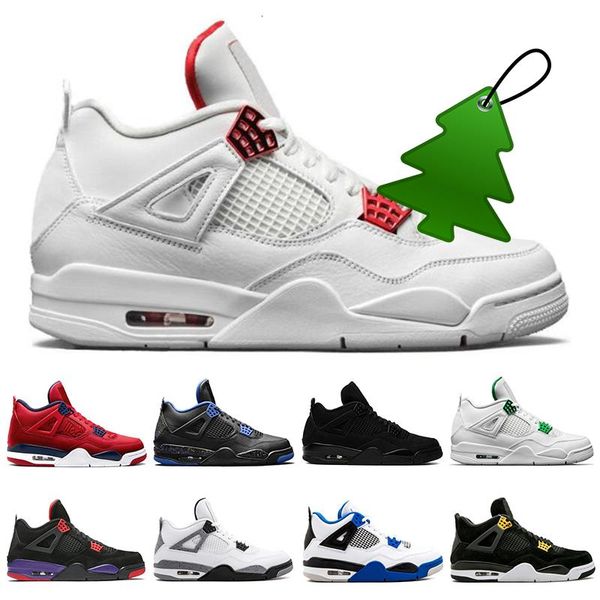 

new 4 4s mens shoes court purple sail pine green university red what the sneakers sports shoes size 7 -13 z, Black