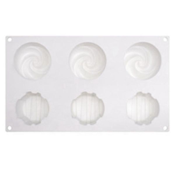 

other bakeware flower cake mold 6 cavity silica gel baking dessert diamond mousse art chocolate
