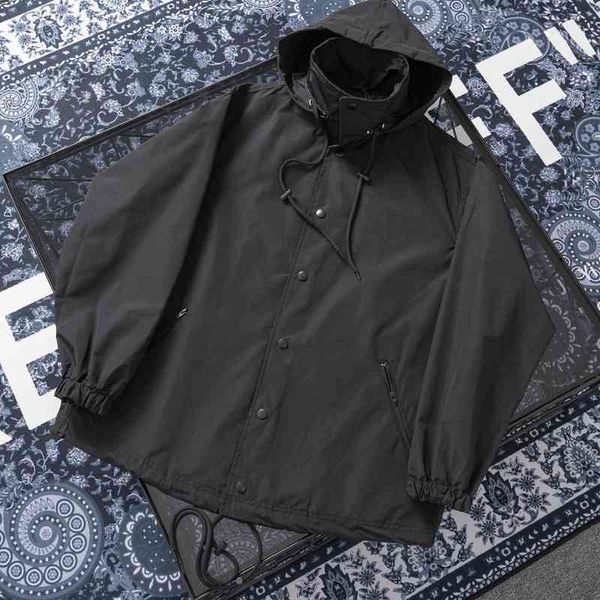

Men's Jackets autumn winter 19ss fashion sports couple men windbreaker letters digital printing outdoor waterproof windproof function j, Black;brown