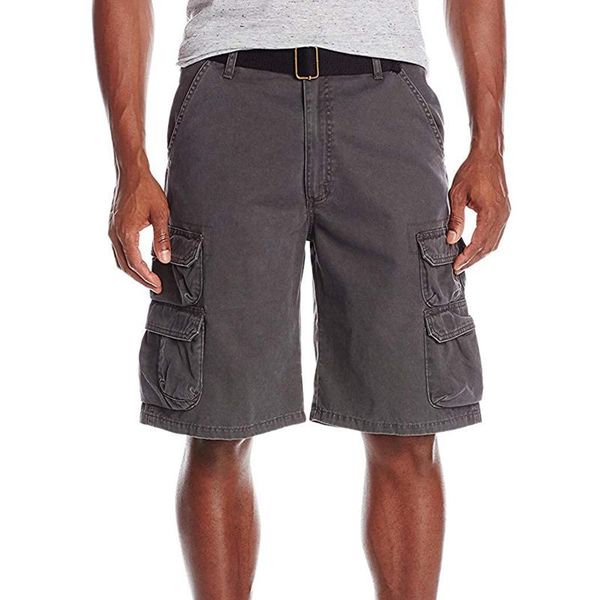 

men's shorts fashion casual men pocket zipper resilience leisure time tooling run jogging sports fitness short homme clothing, White;black