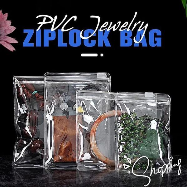 

storage bags transparent jewelry book anti oxidation organizer bag multifunction da
