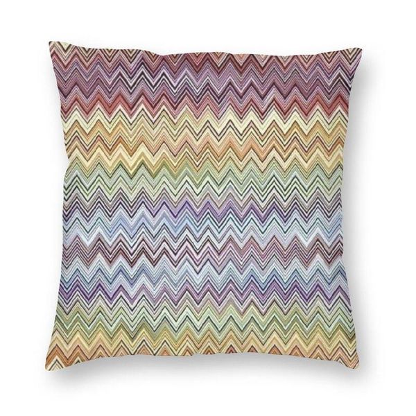 

cushion/decorative pillow chic modern zigzag cushion cover geometric multicolor throw case for sofa fashion pillowcase decoration