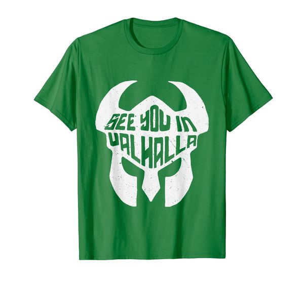 

see you in valhalla viking king odin t-shirt, White;black