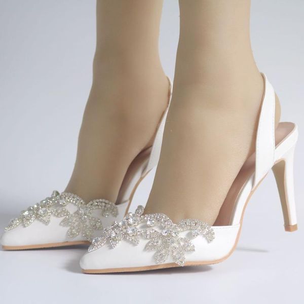 

large size sandals stiletto heels wedding shoes suit female beige big rhinestone black fashion comfort lace up pointed high girl dress