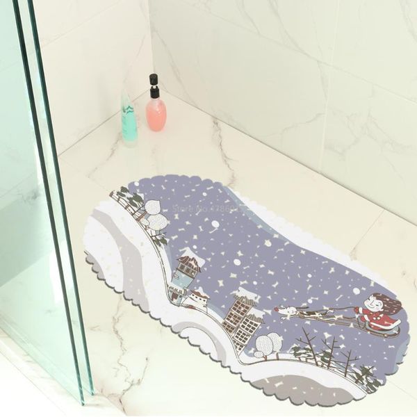 

bath mats creative hand drawing balcony bathroom mat hydrophobic anti-skid door swimming pool public place non-slip