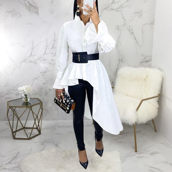 

casual dresses women turn-down collar shirt dress long sleeve office white female vestidos plus size 3xl, Black;gray
