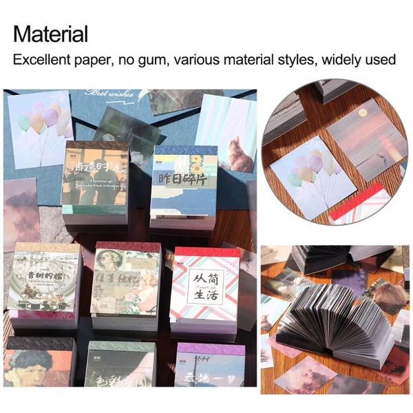 

gift wrap mini 400pcs specialty paper card scrapbooking/card making/journaling project material book hand account hangtag with hole cards