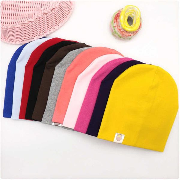 

caps & hats baby street dance hip hop hat cotton autumn kid scarf for boys warm winter cap color kids, Yellow