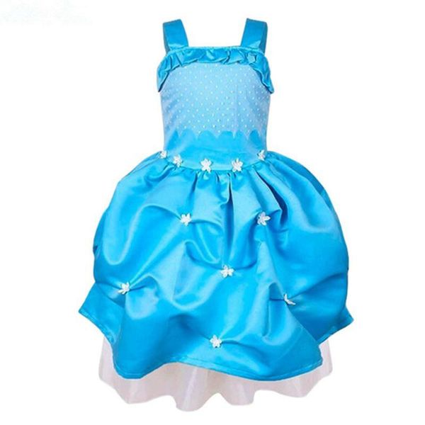 

girl's dresses sweet girls casual 2021 summer fashion girl sleeveless princess dress party costume children clothing kids outfits, Red;yellow