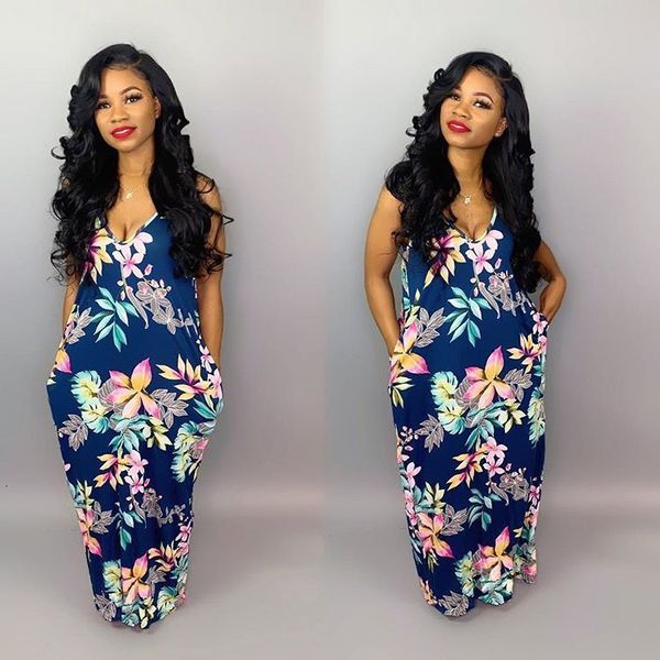 

2021 casual printed slip maxi women's striped s ladi cloth, Black;gray