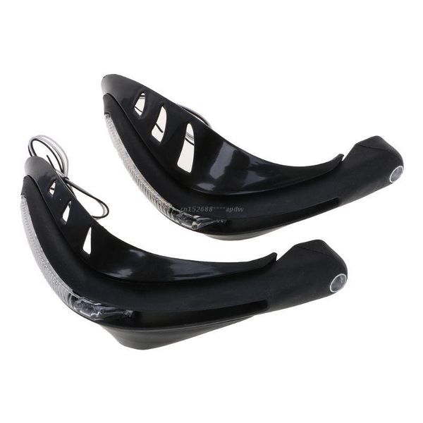 

parts 1pair motorcycle handlebar hand protector with led light handguards guard universal guards motor accessories