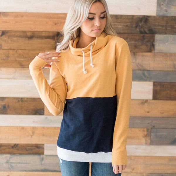 

women's hoodies & sweatshirts womens autumn winter kpop harajuku elegant multicolor pocket long sleeve sweatshirt ladies fashion female, Black