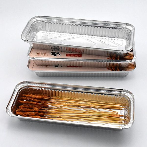 

tools & accessories 30x bbq aluminum foil grease drip pans recyclable grill catch tray weber outdoor for indirect cooking 35*13*5cm