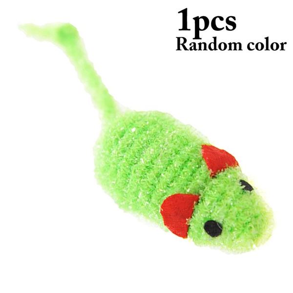 

cat toys 1pcs fabric toy mouse false pet mini playing interective funny realistic supplies color random