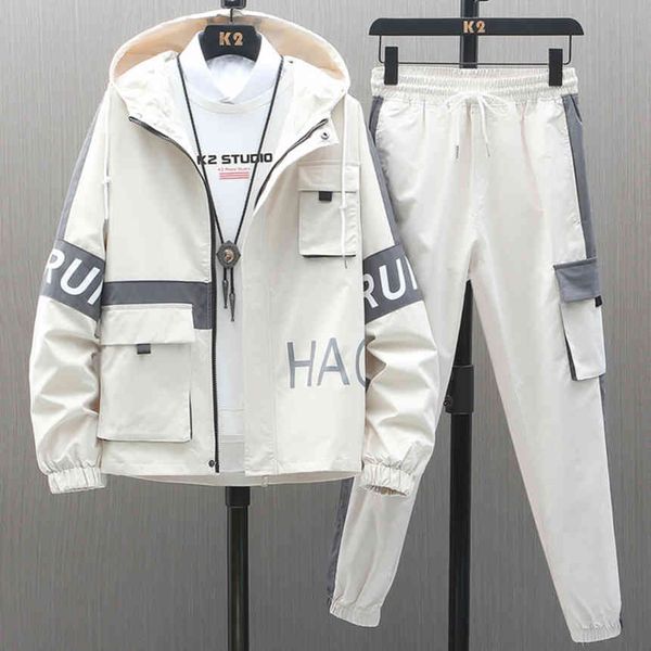 

men's hoodie, street cloth, 2-piece set, et + , casual sportswear, large 8xl, 2021, Gray