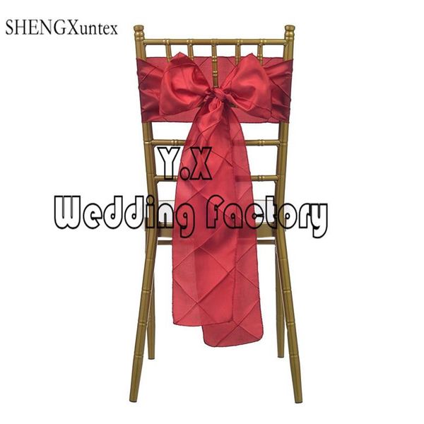 

taffeta pintuck chair sash for chiavari decoration wedding and event sashes
