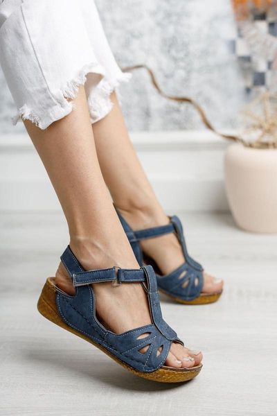 

sandals women's blue post, Black