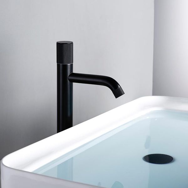 

bathroom sink faucets bagnolux black matte faucet single hole and cold water round brass valve core medium long