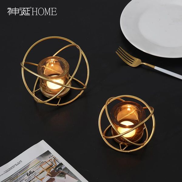 

wedding outdoor candle holders glass metal minimalist nordic style candlestick large swieczniki geometric candle holder kk60zt