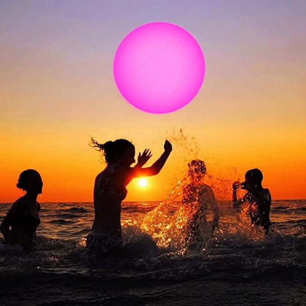 

pool & accessories waterproof led glowing ball outdoor wedding party lawn remote control decorative flashing beach toy #36