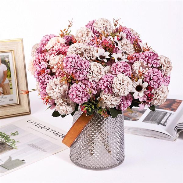 

decorative flowers & wreaths 1pcs silk peony artificial bouquet for wedding decoration plants diy living room home garden
