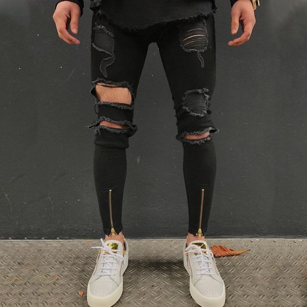 

men's jeans 2021 korean stretch slim fit small leg youth fashion casual, Blue