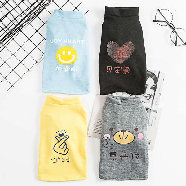 

dog thin sweater teddy bear mini summer shirt cat dog t-shirt pet clothing