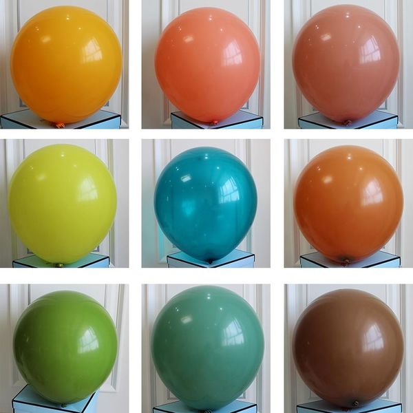 

party decoration 18 inch pattern round latex balloon birthday wedding anniversary decorations ball standard mat