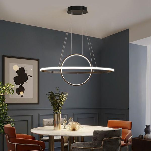 

pendant lamps modern led lights for living room restaurant study clothing store remote control lamp office home lighting