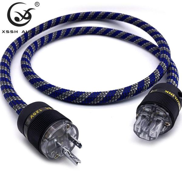 

smart power plugs hi-end pure copper cable with fp-12 fc-12 us iec ac for hifi video