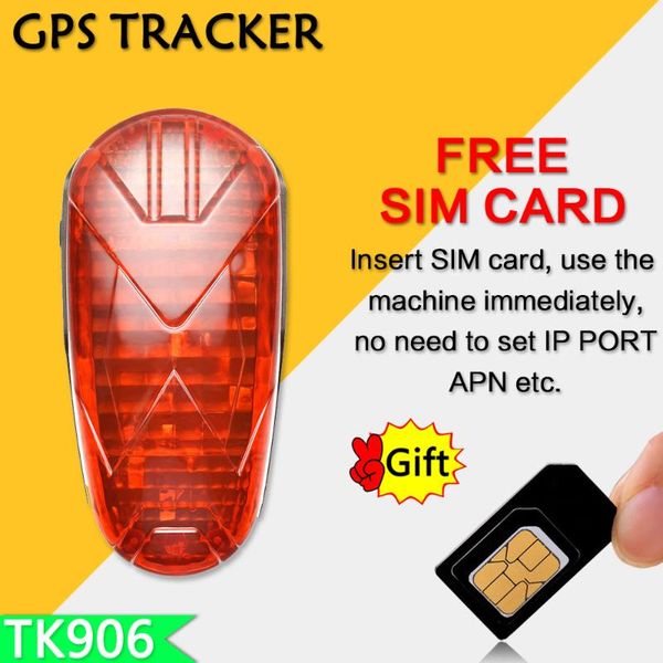 

car gps & accessories 12-24v vehicle tracker tk906 waterproof with app for realtime tracking gsm gprs sms no retail box