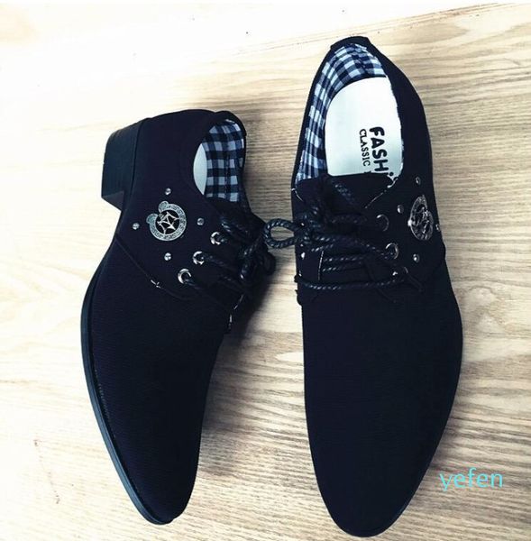 

luxury designer classics concept elegant oxfords dress shoes genuine leather cow suede derby prom formal wedding shoe man, Black