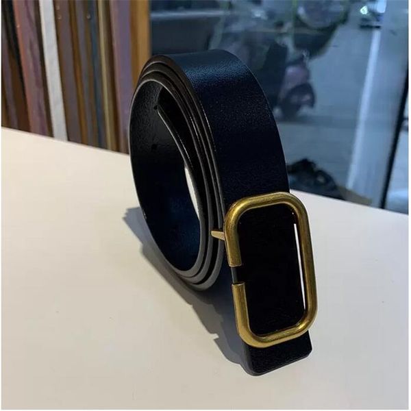 

2022 mens womens belts metal bronze letter buckle fashion designers belts for women men classic retro belt width 3.0cm, Black;brown