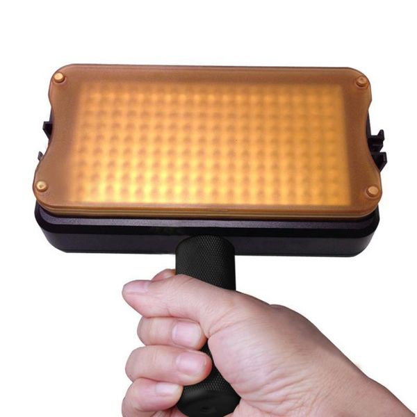 

1/4'' metal handle hand grip camera slr dslr stabilizer for led flashlite lamp po studio kits black lighting & accessories