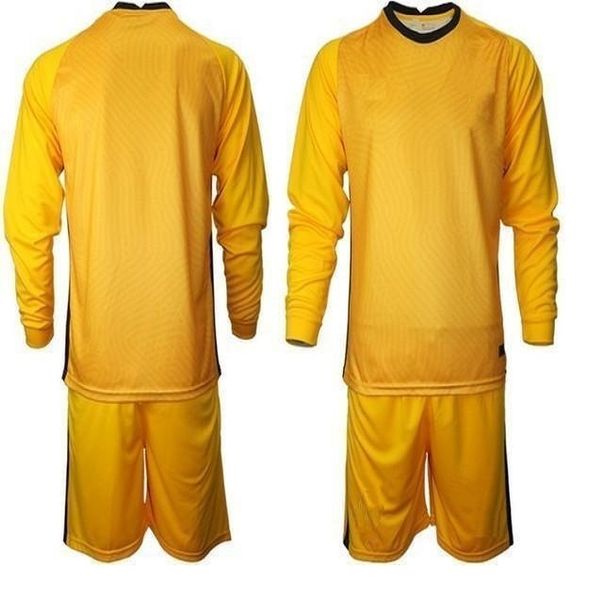 

custom all national teams goalkeeper soccer jersey men long sleeve goalie jerseys kids gk children football shirt kits 15263567, Black;red