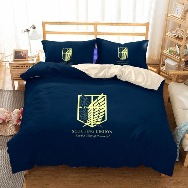 

bedding sets blue badge set king  double full twin single size bed linen