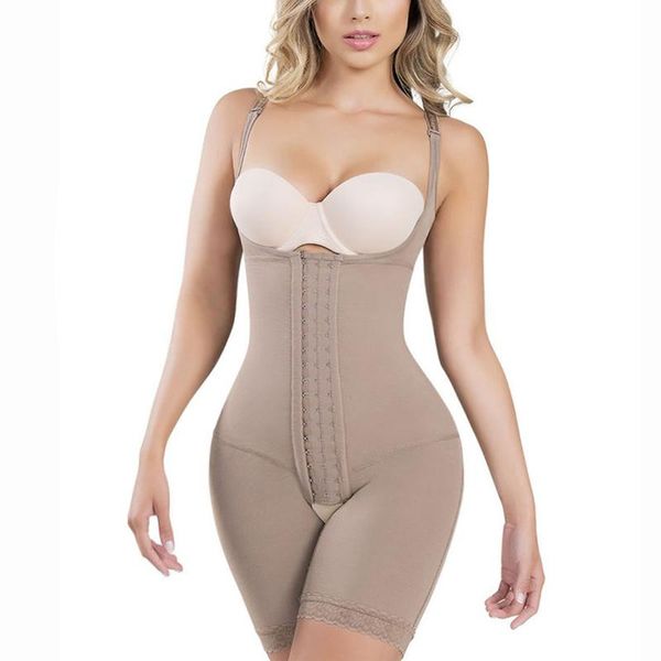 

women's shapers highly compressive design control bodysuit with butt-lift body women slimming shapewear, Black;white