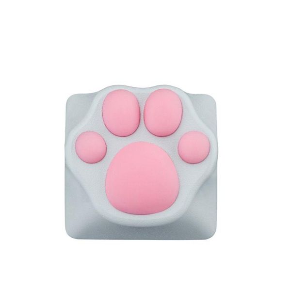 

personality customized abs silicone kitty artisan paws pad keyboard keycaps for cherry mx switches keyboards