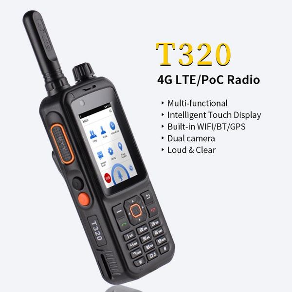

camoro zello android network poc radio inrico t320 4g lte intercom transceiver dual sim card walkie talkie phone