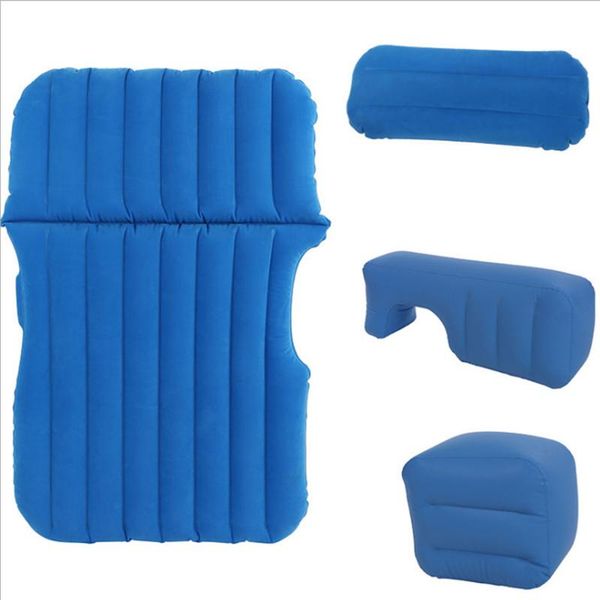 

outdoor pads independent seat cushion cover car air mattress camping supplies protection head block flocking family travel bed