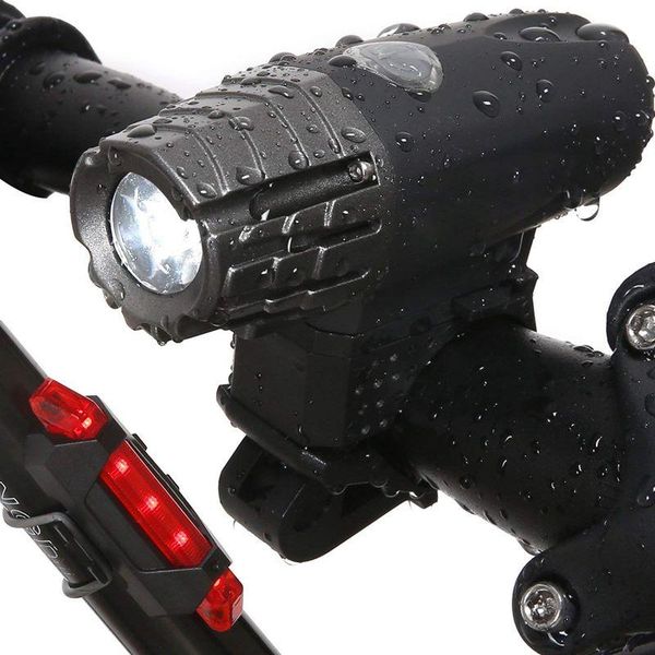 

bike light rear bicycle headlight - night rider usb rechargeable led front flashing lights