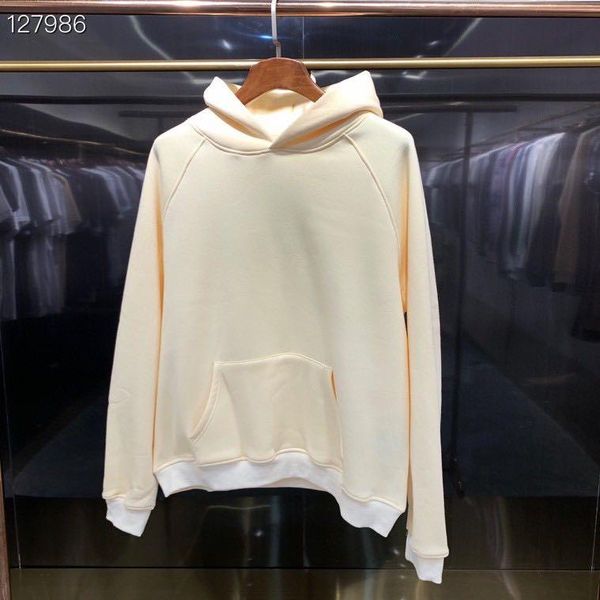 

men's hoodies & sweatshirts w1801 fashion 2021 runway luxury european design party style clothing, Black
