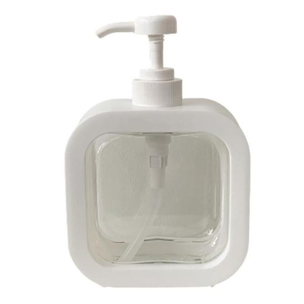 

storage bottles & jars empty bottle portable travel replacment large capacity plastic transparent shampoo make up pressing