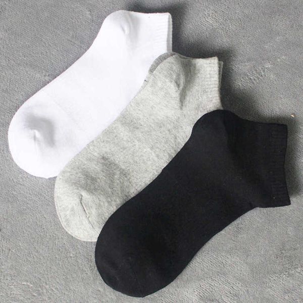 

summer boat men's shallow mouth cotton sports socks, Black