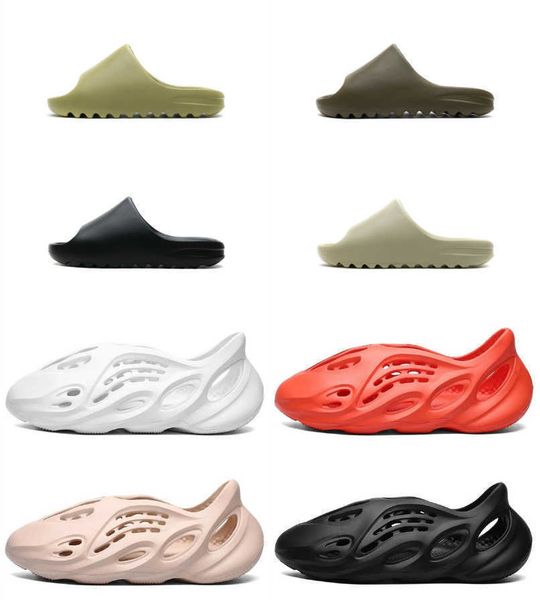 

slides kanye slippers desert sand triple black bone white resin slide foam ararat moon gray sandal summer luxurys yeezzys slides cj