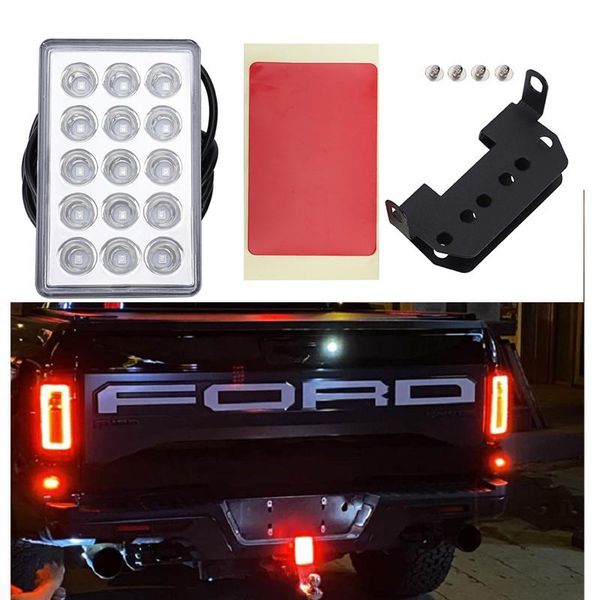 

emergency lights 12v universal central position brake light car rear lip pilot flashing anti-collision taillight led